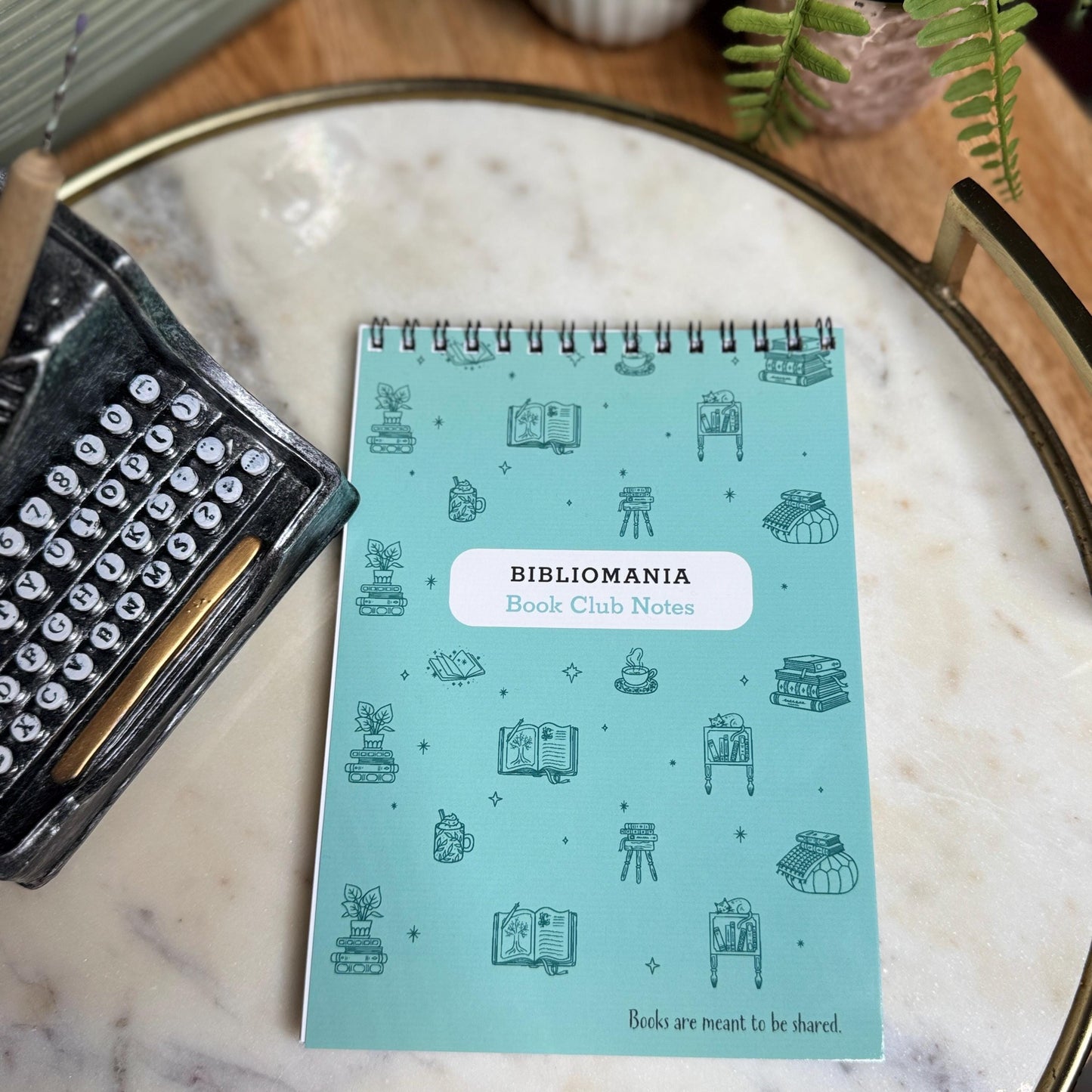 Reading Review Notepad: Book Club Notebook, Book Lover Gift Journal