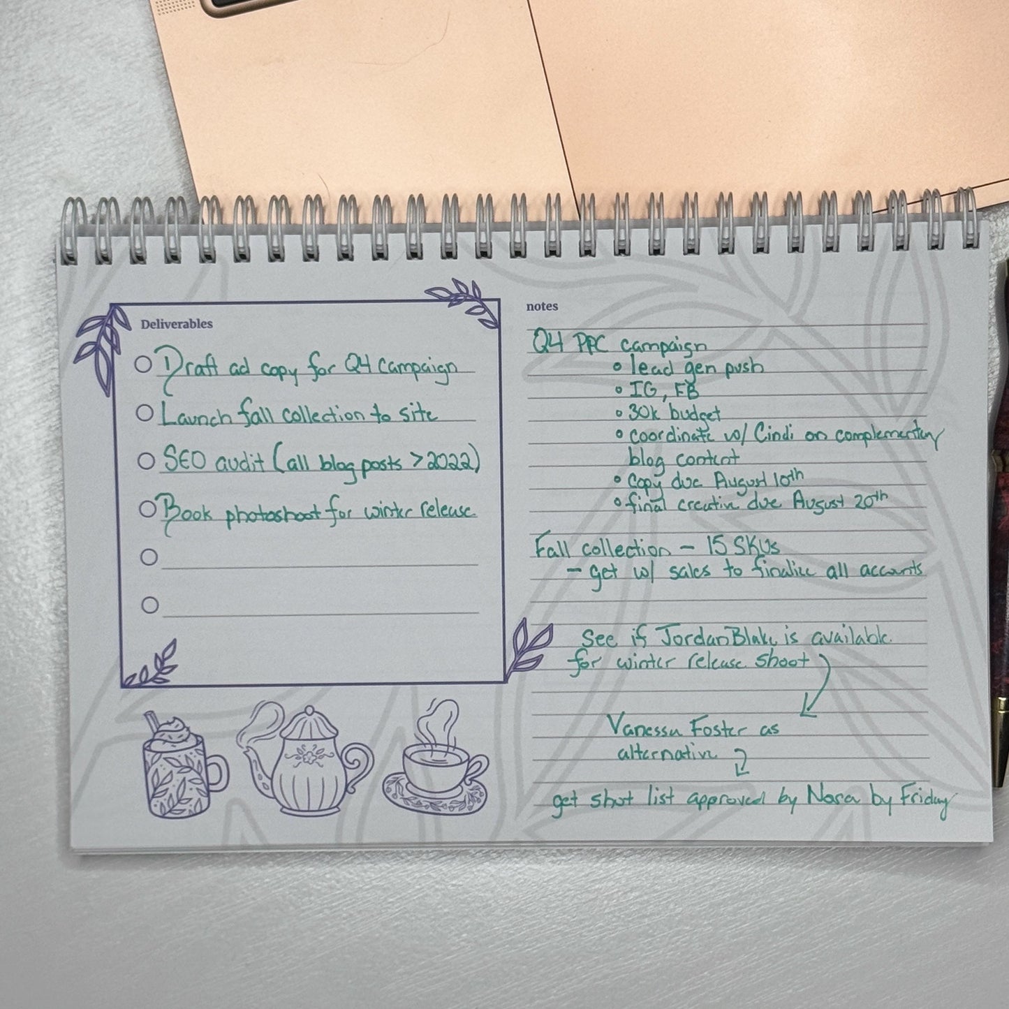 Meeting Notebook Journal for Work | Corporate Bingo Office Gag Gift