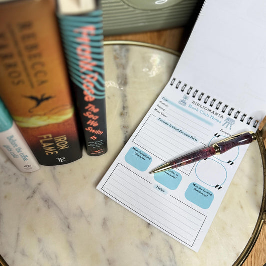 Reading Review Notepad: Book Club Notebook, Book Lover Gift Journal