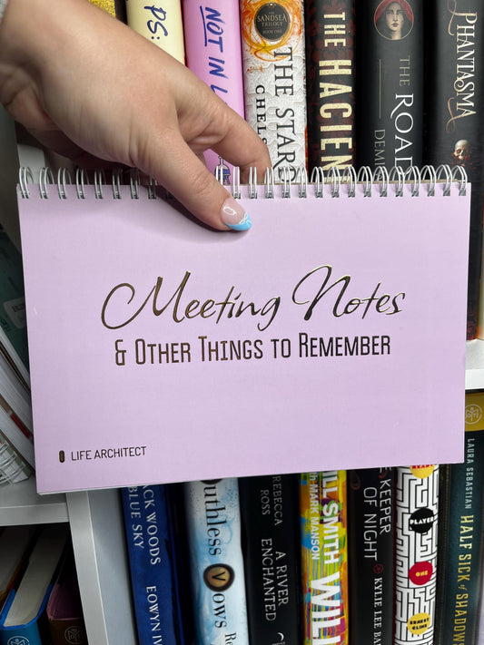 Meeting Notebook Journal for Work | Corporate Bingo | Work Notes | Lined Notebook | Work To-Dos | Project Planner & Productivity Notepad