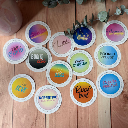 Bibliophile Reading Challenge Merit Badges