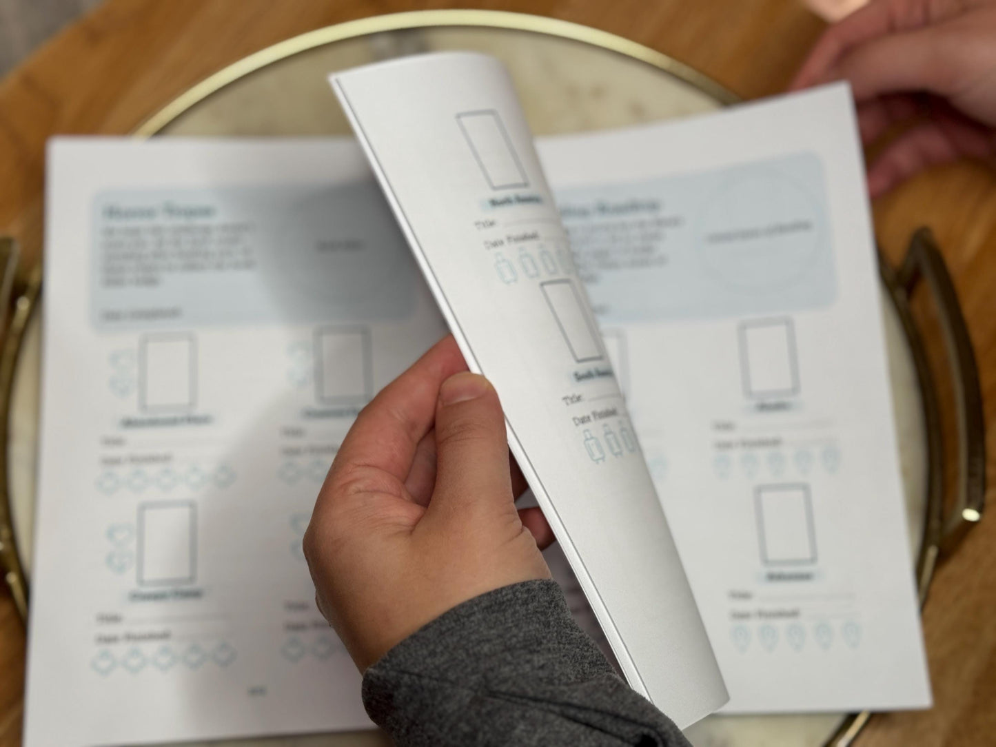 Reading Journal With Challenges, Book Tracker, Book Log, Gift for Readers, Booklover Gift, Bookish Notebook, Reader, w/ 29 Book Stickers